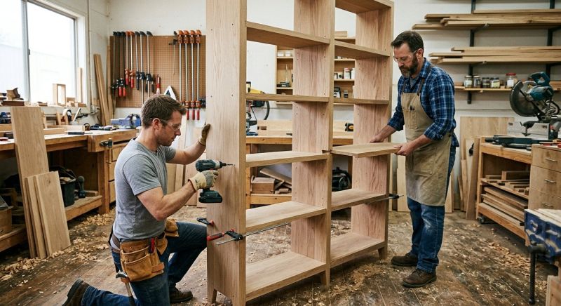 Bookcase Construction in Greensboro, NC
