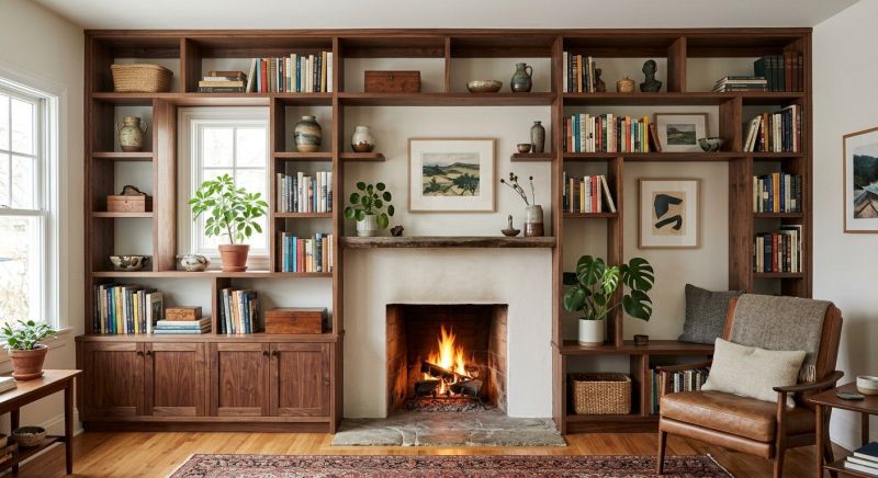 Fireplace Cabinet Installation in Annapolis, MD