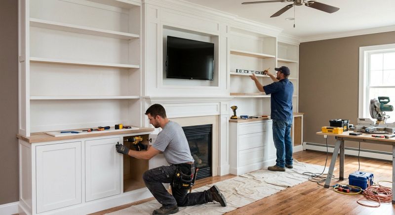 Mudroom Shelving Installation in Frederick, MD